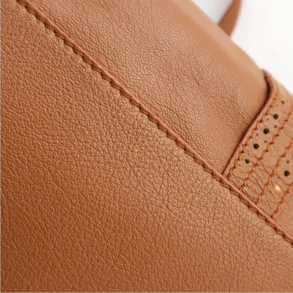 Celine Tea Leather Boston Handbag - Picture 6 of 10